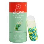 Wellbeing Nutrition Multi + Veg Omega 3 for Him with 23 Vitamins & Minerals, 15 Antioxidants & Digestive Enzymes | Enhances Energy, Focus, Metabolism, Digestion & Immunity | 60 Time-Release Veg Caps