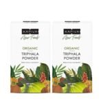 Kapiva Organic Triphala Powder 100g (Pack of 2) | Helps Relieve Constipation | Promotes Gut Health | Ayurvedic Digestive Support - Fast Shipping to USA