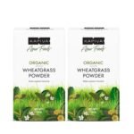 Kapiva Organic Wheatgrass Powder 100g (Pack of 2) | USDA Organic Certified | Detox Your Body | Improve Your Immunity - Fast Shipping to USA