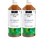 Kapiva Get Slim Juice (2L) Bottle,Pack| Healthy Weight Management Through 12 Ayurvedic Herbs | Aids Metabolism and Digestion - Super Saver Pack of 2 - Fast Shipping to USA & Canada