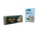 KORAKUNDAH Black Tea 25 Dip Tea Bags | CHAMRAJ White Tea 25 Dip Bags | Pack of 2 | Total 100 g | India's Finest Chamraj Nilgiri Tea - Fast Shipping to USA & Canada