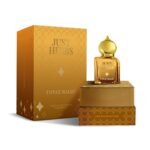 Just Herbs Topaz Magic Attar Roll On Perfume | Premium Ittar Gifts | 18+ Hour Long Lasting Fragrance with Saffron, Agarwood (Oud), Vanilla for Men and Women 10ml - Fast Shipping to USA & Canada