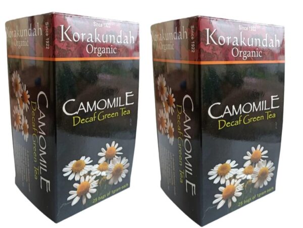 Korakundah Camomile Decaf Green Tea Dip 50g (Pack Of 2) Since 1922-100% Pure Organic