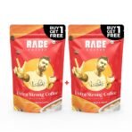 Rage Coffee Extra Strong Premium Blend Coffee Powder | Premium, Bold & Instant | Instant Coffee & Chicory- 100% Arabica Beans for Hot & Cold coffee | Pack of 2 | 200g Each - Fast Shipping to USA & Canada