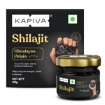 Kapiva Original Himalayan Shilajit/Shilajeet Resin 40g |Super Saver Pack| 250mg/Serving | For Energy, Endurance & Vitality | 160 Servings | 100% Ayurvedic - Fast Shipping to USA