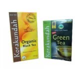 KORAKUNDAH Organic Black Tea 250 g | KORAKUNDAH Organic Green Tea 250 g Pack of 2 | Total 500 g|India's Finest Chamraj Nilgiri Tea - Fast Shipping to USA & Canada