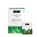 Kapiva Get Slim Green Tea Powder (45Gm) | Lemongrass Flavored + Natural Metabolism Booster For Healthy Weight Care - Fast Shipping to USA & Canada