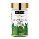Kapiva Ashwagandha Gold 60 Caps |183rd day Nagori Ashwagandha | 5% Withanolide | Helps in Stress & Sleep Management | Improves Gym Performance | For Men & Women |100% Ayurvedic - Fast Shipping to USA