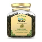 Blue Nectar Aniseed Green Tea Leaves | Supports Digestion | Reusable Glass Jar | Natural Green Tea Loose (50 gm + 15 gm Free) - Fast Shipping to USA & Canada
