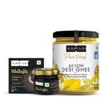 Kapiva Himalayan Shilajit 20g And Kapiva A2 Desi Ghee 500g - Fast Shipping to USA