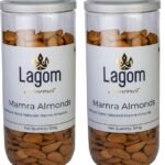 Lagom Gourmet Mamra Almonds 1 Kilogram All Natural No Preservatives No Additives Gluten Free Vegan Plant Based Non Gmo Nuts Dry Fruits Mamra Badam Mamra Giri - Fast Shipping to USA & Canada