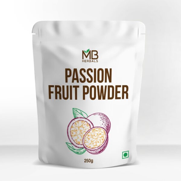 MB Herbals Passion Fruit Powder 250g - Natural Tropical Flavor - Fast Shipping to USA & Canada