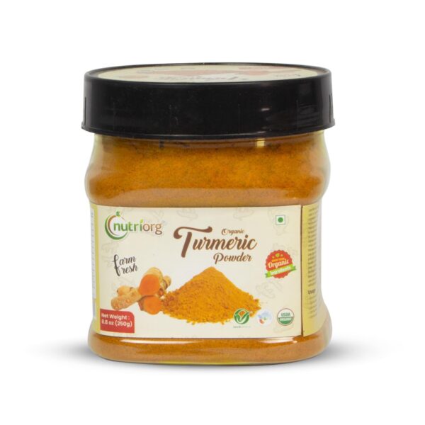 Nutriorg Organic Turmeric Powder 250g - Fast Shipping to USA & Canada