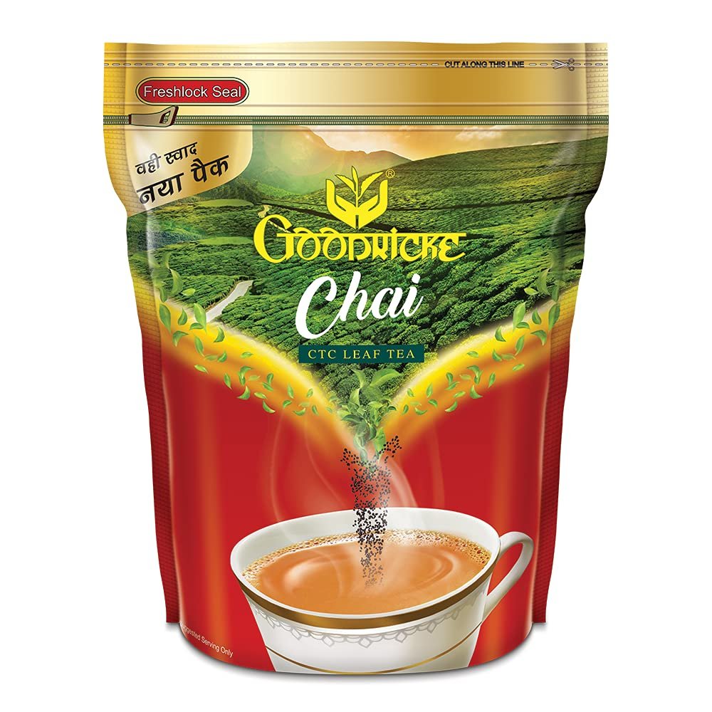 Version 1.0.0 GOODRICKE Assam CTC Leaf Tea - 1 kg | 100% Pure & Natural Loose Leaves Tea | Chai Patti | Kadak Chai | Premium Whole Leaf CTC Tea | Richer Taste & Sweet Lasting Aftertaste - Fast Shipping to USA & Canada - Image 1