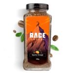 Rage Coffee Sparky Orange Flavoured Coffee infused With Plant based Rich Vitamins | Rich Aroma & Bold taste | - 100g - Fast Shipping to USA & Canada