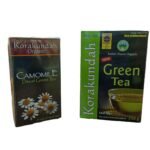 KORAKUNDAH Decaf Green Tea Dip Tea 25 g | KORAKUNDAH Organic Green Tea 250 g | Pack of 2 | Total 275 g | India's Finest Chamraj Nilgiri Tea - Fast Shipping to USA & Canada