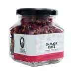 Shunya India Damask Rose Herbal Infusion (30g) - Herbal Infusion Tea Tisane Support to Reduce Menstrual Pain, Reduce Stress, Caffeine Free - Fast Shipping to USA & Canada