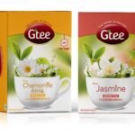 GTEE Green Tea Bags - Chamomile & Green Tea Bags - Jasmine, 25 Tea bags (Pack of 2) - Fast Shipping to USA & Canada