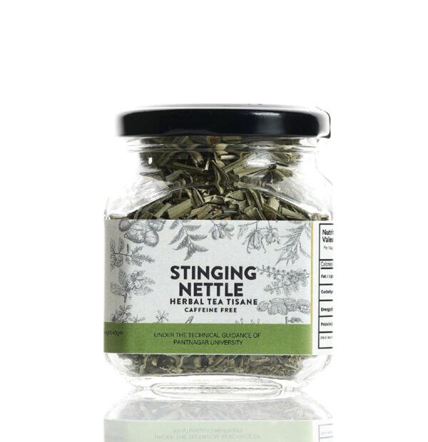 Shunya India Stinging Nettle Herbal Infusion (45 g) - Herbal Infusion Nettle Leaf Tea Tisane Helps with Kidney Wellness, Helps to Reduce Joint Pain, Caffeine Free - Fast Shipping to USA & Canada