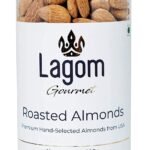 Lagom Gourmet Roasted Almonds 500G,Lightly Salted,Dry Roasted,No Oil Used,Roasted To Perfection,No Artificial Flavors,Gluten Free,Vegan,Non Gmo,Nuts Dry Fruits,California Almonds,Salted Almonds,Badam