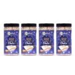 Nutriorg Organic Rolled Oats 1.6 Kg (Pack of 4x400g) | Gluten Free Oats | Wholegrain Oats | High Fiber & Protein-Rich Oats | Ideal for Weight Loss & Breakfast | 100% Natural Oats - Fast Shipping to USA & Canada
