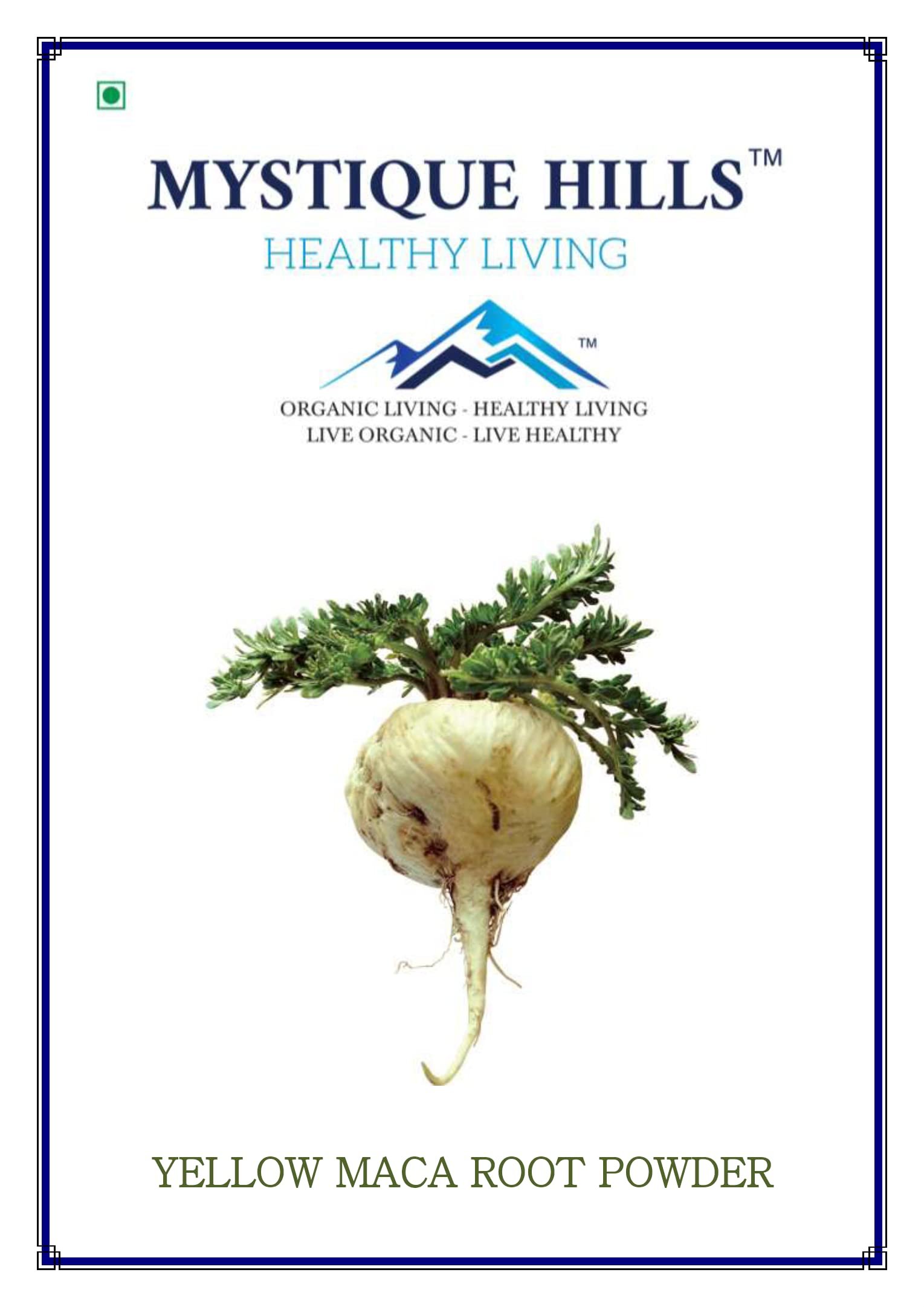 Version 1.0.0 Mystique Hills Yellow Maca Root Powder (100) - Image 1