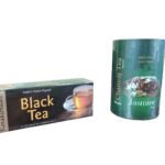 KORAKUNDAH Black Tea 25 Dip Tea Bags | KORAKUNDAH Organic Green Tea (Jasmine) 250 g | Pack of 2 | Total 300 g | India's Finest Chamraj Nilgiri Tea - Fast Shipping to USA & Canada