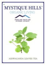 Mystique Hills Organic Ashwaganda Leaves Herbal Tea,100 g - Fast Shipping to USA & Canada