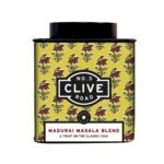 No. 3 Clive Road Clive Road Masala Chai - 60+ Cups, Premium Tea Tin, Iced/Hot Tea, 100% Natural Spices Cardamom, Ginger, Cloves, Cinnamon, Black Pepper & Marigolds Tea Powder, 125 gram - Fast Shipping to USA & Canada
