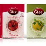 GTEE Hibiscus Tea Bags & Tulsi Tea Bags, 25 Tea bags (Pack of 2) - Fast Shipping to USA & Canada