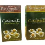 KORAKUNDAH Organic Camomile Decaf Green Tea 25 Dip Bags | Organic Camomile Herbal Infusion 25 Dip Bags | Pack of 2 | Total 50 Dip Bags | Korakundah Finest Organic Tea | Chamraj Nilgiri Tea - Fast Shipping to USA & Canada