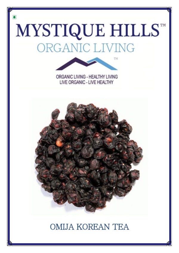 Mystique Hills Omija Korean Tea, Schisandra chinensis Berries 50 g - Fast Shipping to USA & Canada