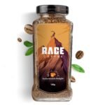 Rage Coffee Butterscotch Delight Flavour - Premium Arabica Instant Coffee (Make Delicious Hot/Cold Coffee) (Butterscotch Delight,) (Butterscotch Delight, 100g) - Fast Shipping to USA & Canada