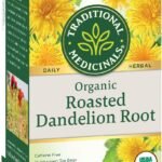 Traditional Medicinals Organic Roasted Dandelion Root Herbal Tea - 16 Tea Bags - Fast Shipping to USA & Canada