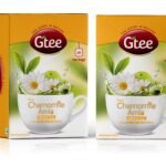 GTEE Chamomile Green Tea Bags for Stress Relief and Good Sleep, 50 Tea bags in Pack of 2 - Fast Shipping to USA & Canada
