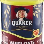 Quaker White Oats Tin, 500g - Fast Shipping to USA & Canada