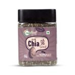 Nutriorg Raw Chia Seed 150g, Omega-3 Seeds for Eating | Non-GMO and Fibre Rich Seeds | Best for Weight Loss | Healthy Snacks - Fast Shipping to USA & Canada