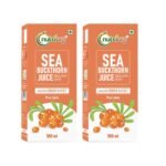 Nutriorg Sea Buckthorn Juice, Himalayan Berry, Enrich With Omega 3,6,9 & 7 Rich in Vitamin C, 500 ml (Pack Of 2) - Fast Shipping to USA & Canada