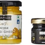 Kapiva Himalayan Shilajit 20 Gm & Kapiva A2 Ghee 100 Ml - Fast Shipping to USA