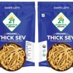 24 Mantra Organic Thick Sev 150g (Pack of 2) - Fast Shipping to USA & Canada