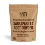 MB Herbals Sarsaparilla Root Powder 100gram Anantmool Nannari Dry Root Powder Red Sariva