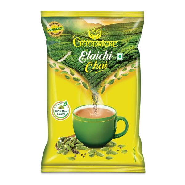 Goodricke Elaichi Chai - 250gm | Pure and Natural CTC Loose Leaves Milk Tea | Rich Flavour and Strong Taste - Fast Shipping to USA & Canada