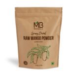 MB Herbals Dry Raw Mango Amchur Powder 227g | Green Mango Powder Non GMO, No Preservatives | Natural Spice Seasoning - Fast Shipping to USA & Canada