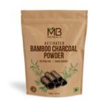 MB Herbals Activated Bamboo Charcoal Powder 100g | for Face Body | Food Grade | 100% Natural Bamboo Charcoal for Deep Cleansing & Detoxifying - Fast Shipping to USA & Canada