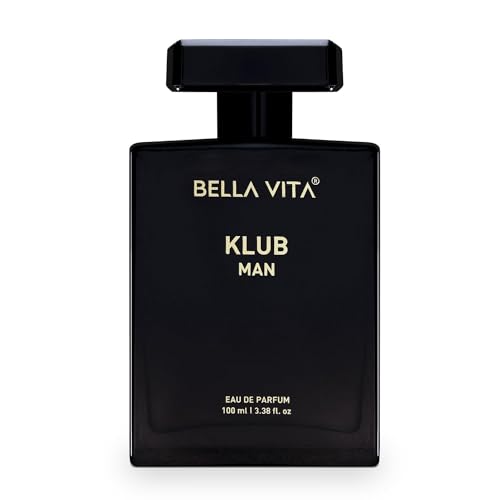 Bella Vita Luxury Klub Men Eau De Parfum Liquid Perfume With Lemon, Rose And Vanilla|Musky And Spicy Long Lasting Premium Edp Fragrance Fresh Scent, 100Ml - Fast Shipping to USA & Canada