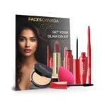 FACESCANADA Get Your Glam On Kit - Kajal (0.35G) + Lipstick (4.2G) + Compact (9G) + Eyeliner (3.5Ml) + Mascara (9.5Ml) + Beauty Blender | Pack Of 6 | Makeup Kit For Women - Fast Shipping to USA & Canada - Image 2