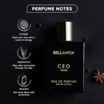 Bella Vita Luxury Ceo Man Liquid Eau De Parfum G.O.A.T Man Eau De Parfum With Bergamot Patchouli & Vetiverpremium Long Lasting Spicy & Woody Fragrance For Men 100 Ml,Brown - Fast Shipping to USA & Canada - Image 6