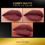 FACESCANADA Comfy Matte Liquid Lipstick - Note To Self 07 (Brown), 3.8 Ml | Comfortable 10Hr Longstay | Intense Matte Color | Almond Oil & Vitamin E Infused | Super Smooth | No Dryness | No Alcohol - Fast Shipping to USA & Canada - Image 5