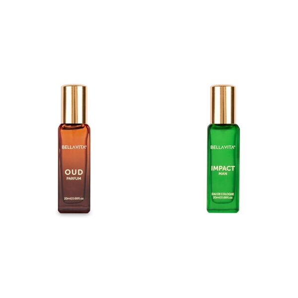 Bella Vita Luxury Oud Parfum Intense Unisex Impact Man Liquid Eau De Cologne Perfume With Mandarin Orange Patchouli Cedar Woody Citrusy Long Lasting Edc Fragrance Scent For Men 20 Ml,Assorted - Fast Shipping to USA & Canada