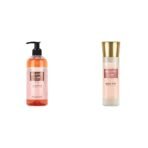 Bella Vita Luxury Glam Woman Body Wash Refreshing Shower Gel for Deep Cleansing Hydrating Moisturising Softer & Smoother Skin with Aloe Vera 500 ml Glam Women Body Spray Mist Perfume - Fast Shipping to USA & Canada